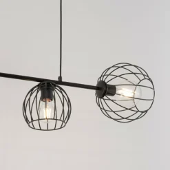 Sklep Kaja Szeroka, minimalistyczna lampa wisząca na listwie SIG 32372 - MADAM czarny Fashion