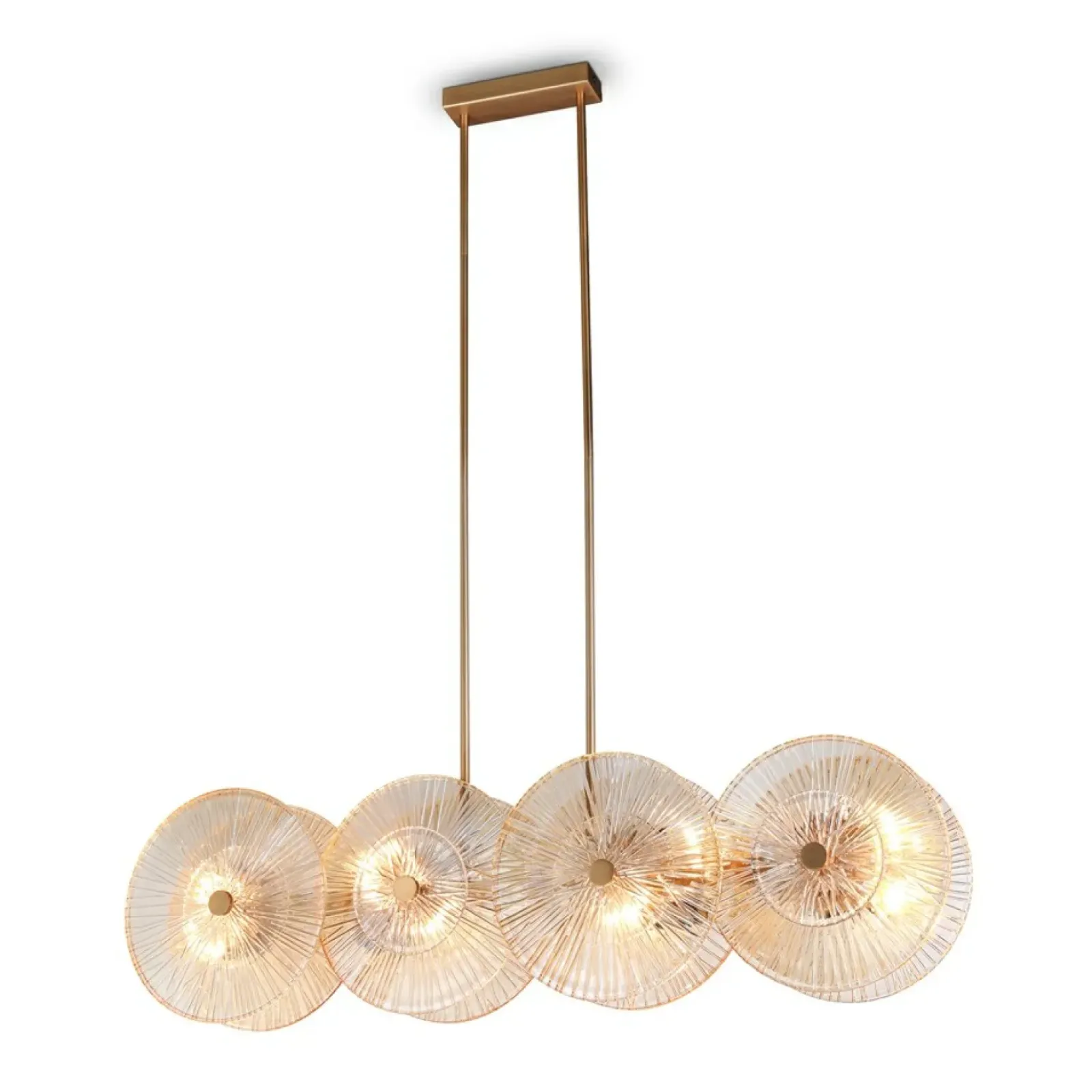 Sklep Kaja Szeroka, ozdobna lampa wisząca nad stół MOD007PL-08G1 z serii ASTER złoty Sale