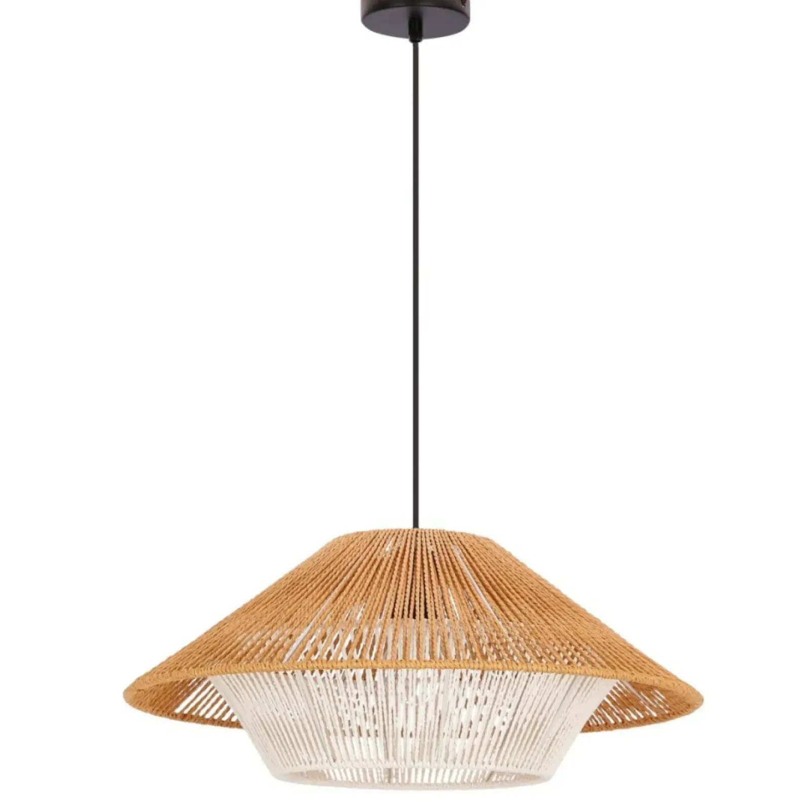 Sklep Kaja Szeroka, rustykalna lampa wisząca, gwint E27 31-26897 z serii AFRICA | Kaja Oświ Best