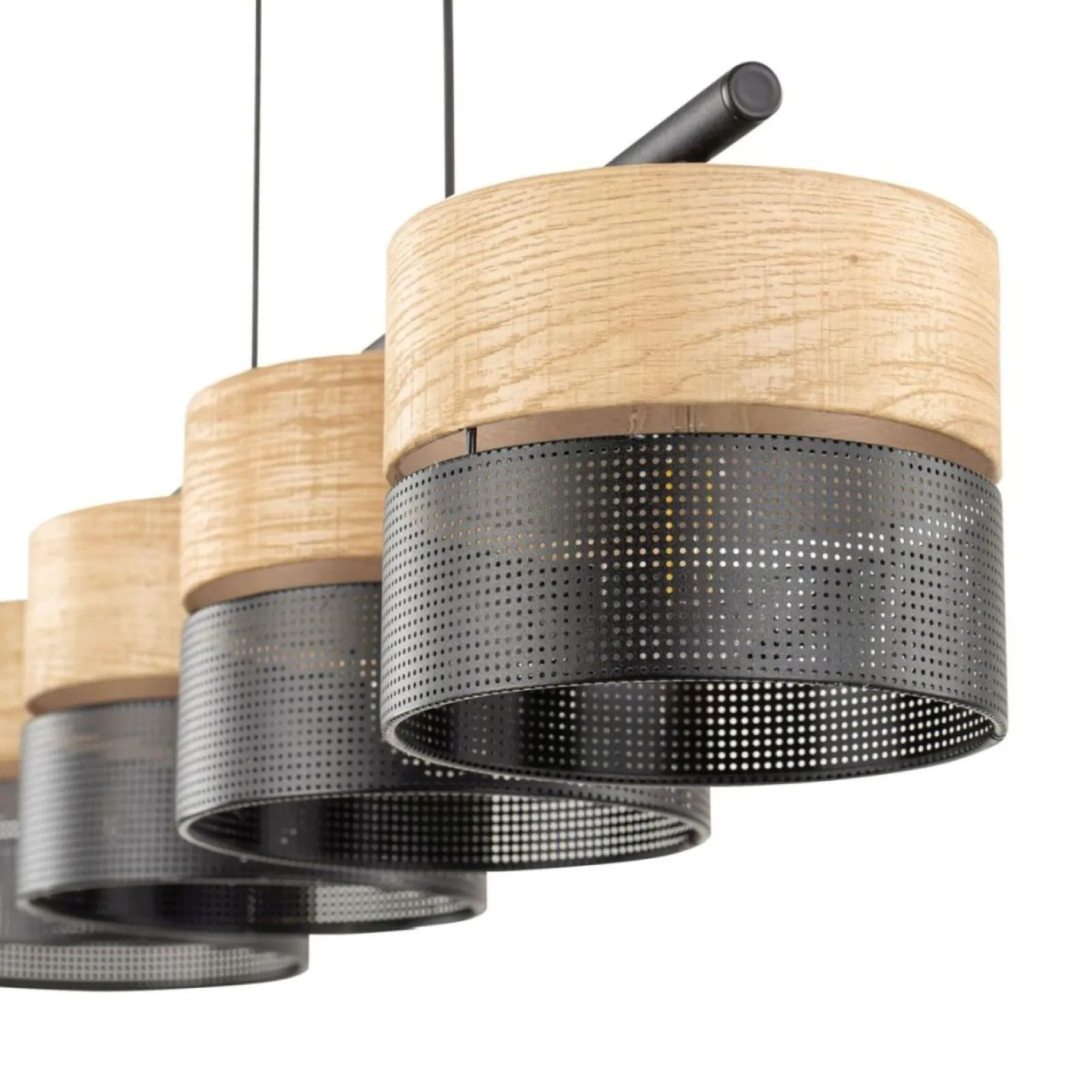 Sklep Kaja Szeroka, rustykalna lampa nad stół w jadalni TK 4802 z serii NICOL* Żyrandole Z Abażurem