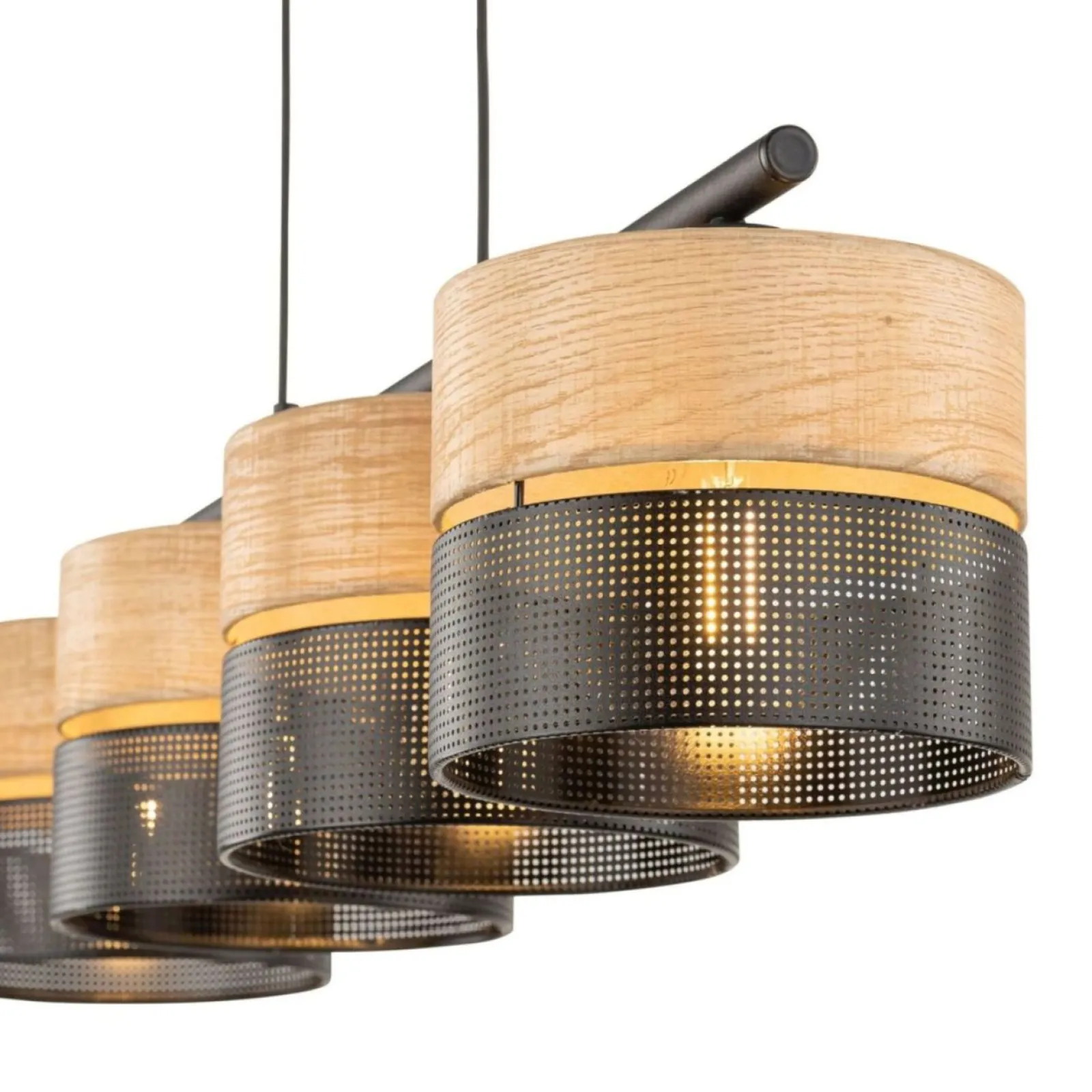 Sklep Kaja Szeroka, rustykalna lampa nad stół w jadalni TK 4802 z serii NICOL* Żyrandole Z Abażurem