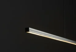Sklep Kaja Szeroka, smukła lampa wisząca nad stół 180cm 3000K 10365 BAR LED biały Discount