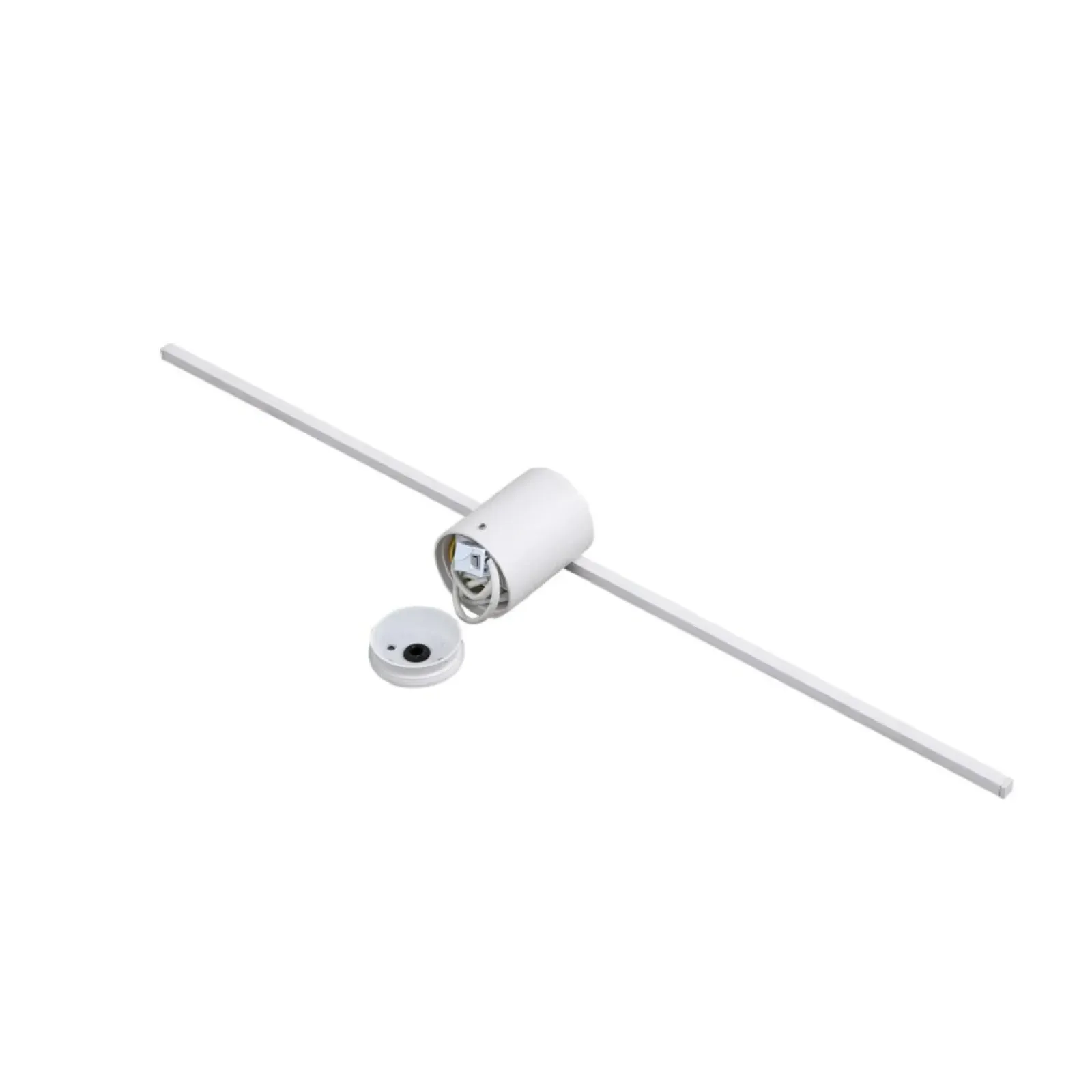 Sklep Kaja Szeroki, biały kinkiet nad obraz LP-777/1W L WH z serii MODERN SLIM* Lampy Led