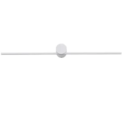 Sklep Kaja Szeroki, biały kinkiet nad obraz LP-777/1W L WH z serii MODERN SLIM* Lampy Led