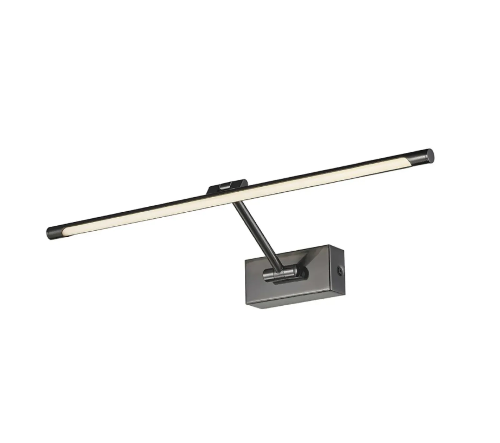 Sklep Kaja Szeroki kinkiet obrazowy LED 58cm AZ2655 DAVINCI BLACK CHROME | Kaja* Lampy Led
