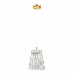 Sklep Kaja Szklana, dekoracyjna lampa wisząca P0547-01H-F9AC BACH | Kaja Fashion