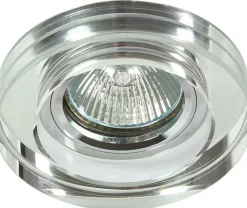 Sklep Kaja Szklana lampa podtynkowa, oczko na jedną żarówkę 2228723 | Kaja Oświetlenie* Oprawy Podtynkowe