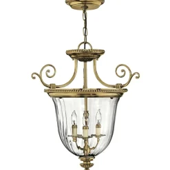 Sklep Kaja Szklana lampa wisząca, pałacowa HK-CAMBRIDGE-P-S z serii CAMBRIDGE* Randole Tradycyjne
