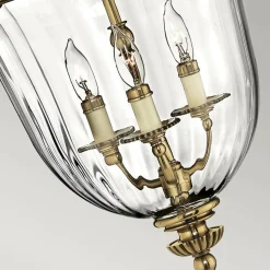 Sklep Kaja Szklana lampa wisząca, pałacowa HK-CAMBRIDGE-P-S z serii CAMBRIDGE* Randole Tradycyjne