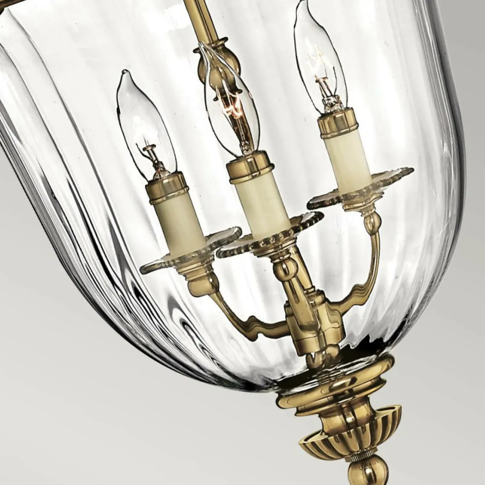 Sklep Kaja Szklana lampa wisząca, pałacowa HK-CAMBRIDGE-P-S z serii CAMBRIDGE* Randole Tradycyjne