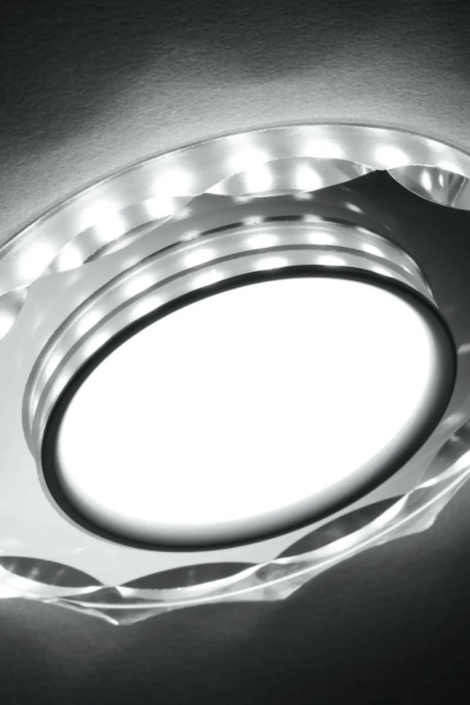 Sklep Kaja Szklana oprawa podtynkowa, zintegrowany LED 2263939 z serii RING | Kaja Oświetle* Oprawy Podtynkowe