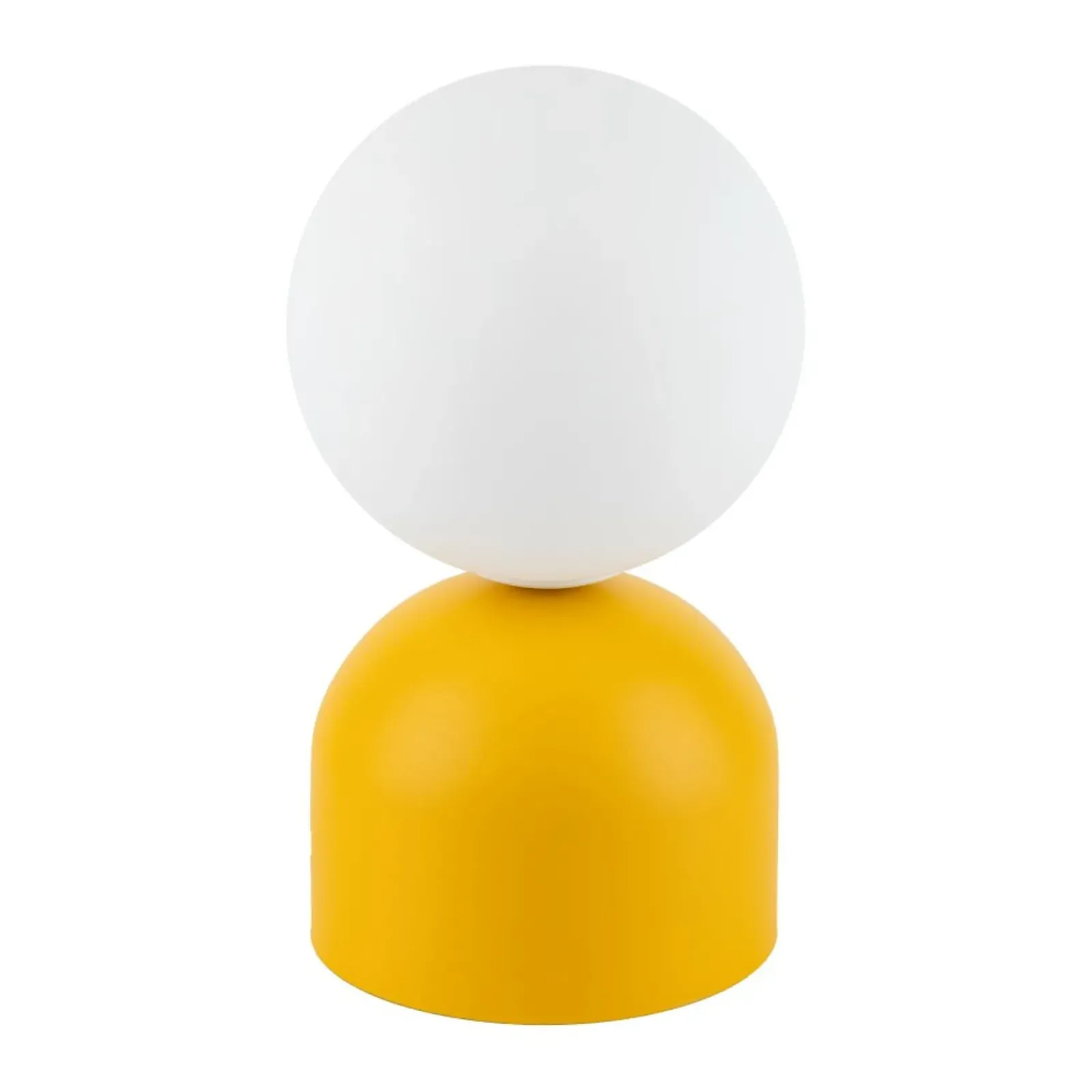 Sklep Kaja Żółta, dekoracyjna lampka na szafkę nocną TK 16040 MIKI YELLOW | Kaja* Nowoczesne Lampki Stołowe