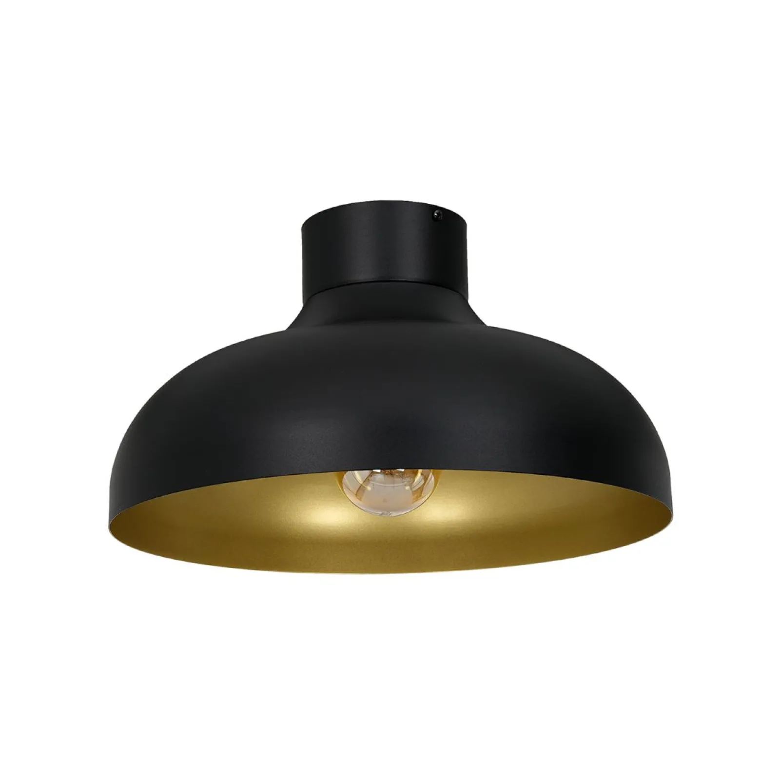 Sklep Kaja Talerzowa lampa sufitowa ze złotym środkiem LX 1538 BASCA | Kaja* Plafony Nowoczesne
