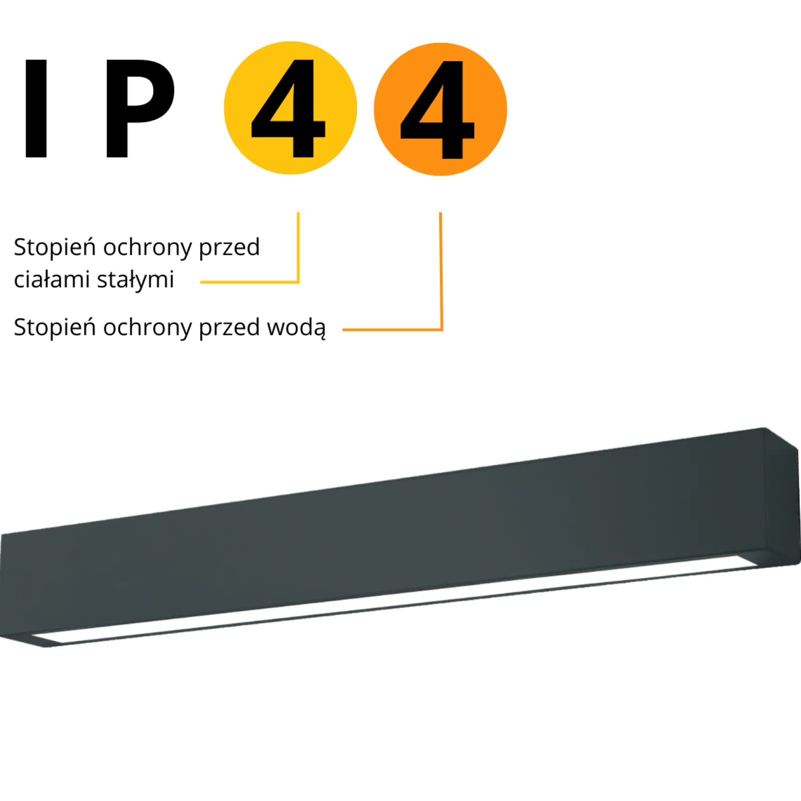 Sklep Kaja Techniczna lampa sufitowa 120cm LP-7001/1C BK 120 36 CCT IBROS | Kaja* Plafony Nowoczesne|Lampy Led
