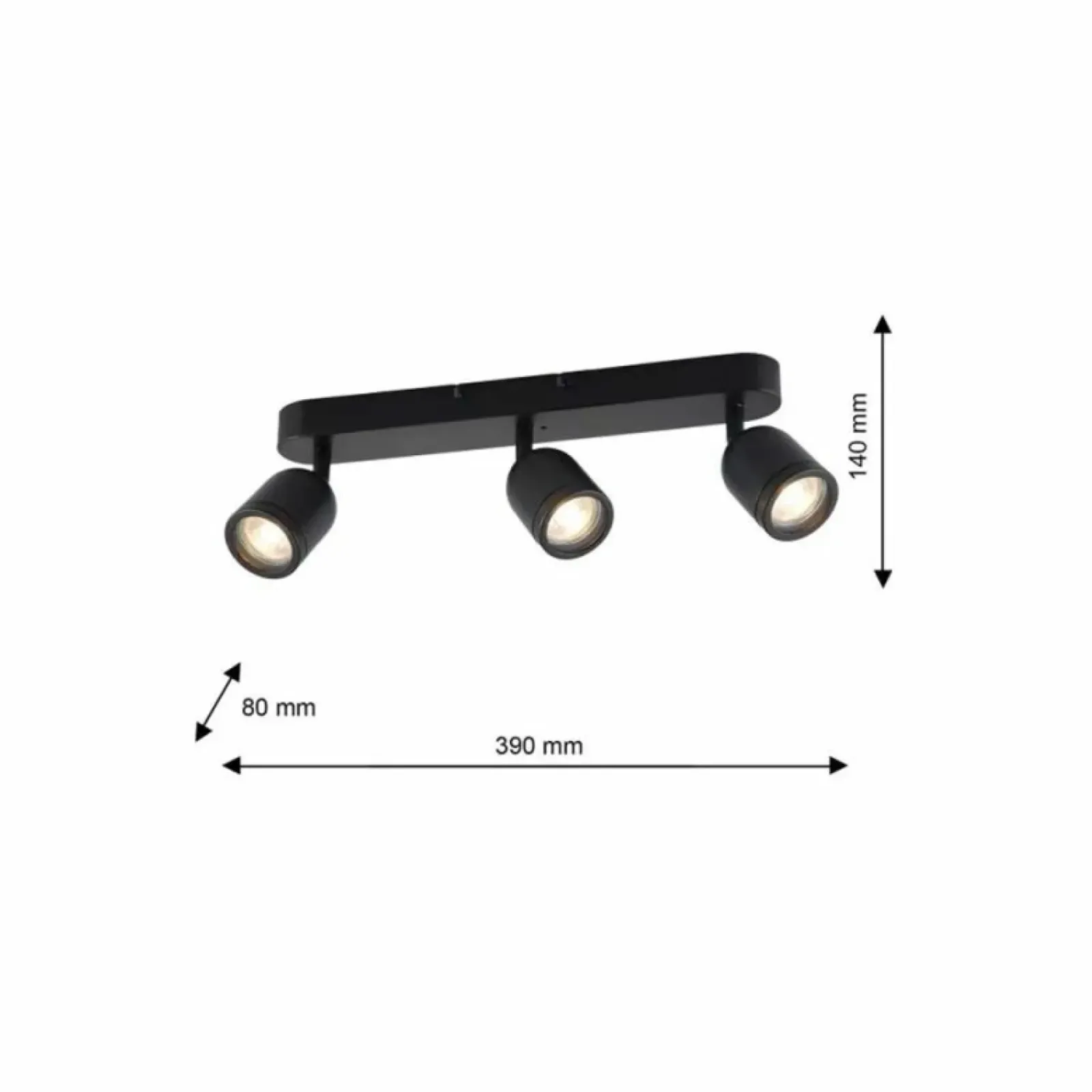 Sklep Kaja Techniczna lampa sufitowa z reflektorami ML7644 PORTER | Kaja Discount