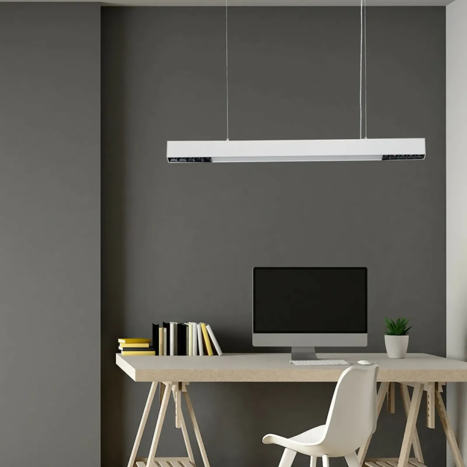 Sklep Kaja Techniczny zwis listwa LED 80cm LP-1301/1P M WH SMART CALI M | Kaja Clearance