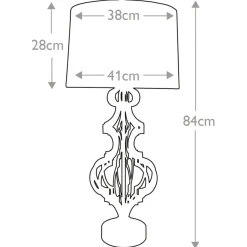 Sklep Kaja Tradycyjna lampa stołowa, złota GN-OCTAVIA-TL-GD z serii OCTAVIA* Lampki Stołowe Z Abażurem|Tradycyjne Lampki Stołowe