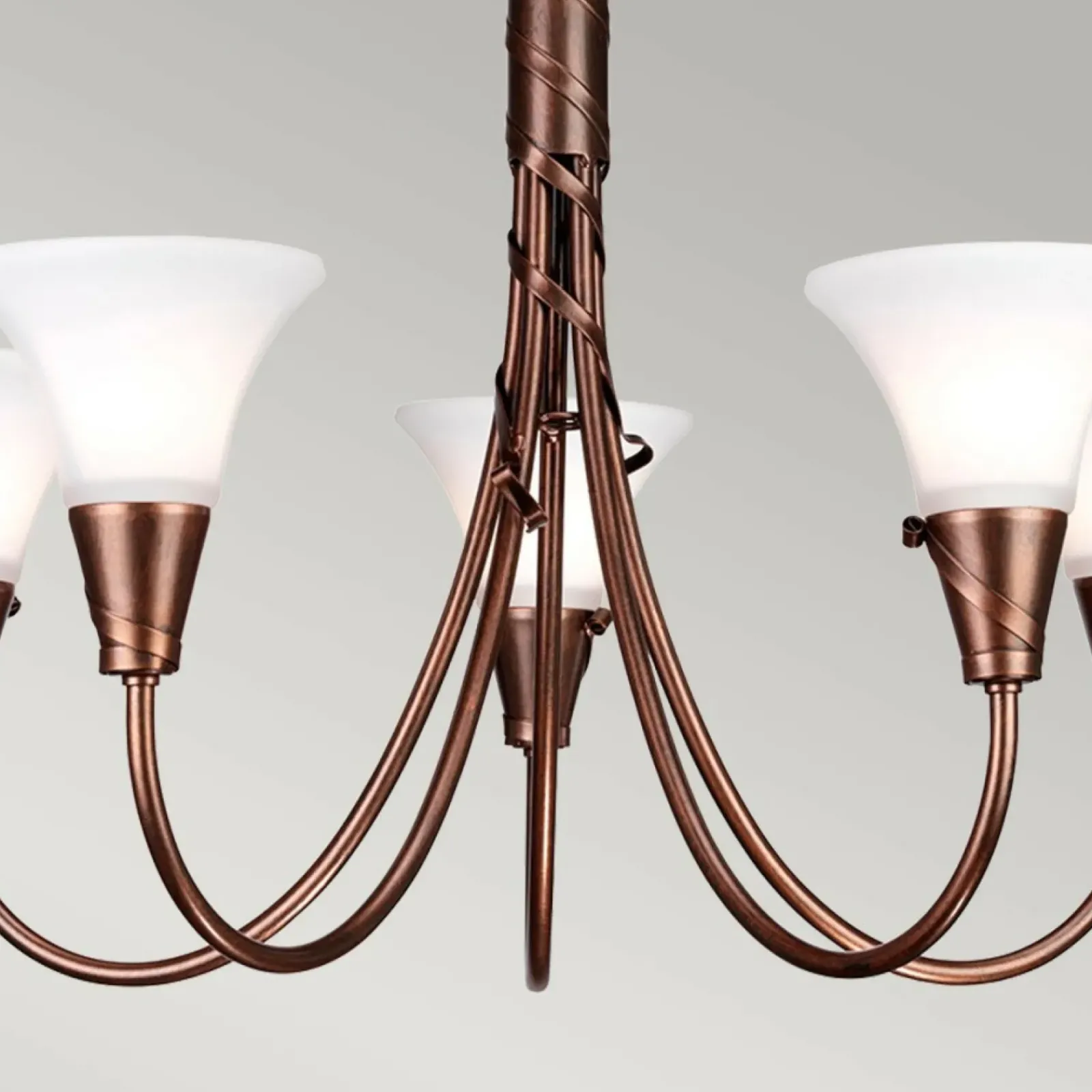 Sklep Kaja Tradycyjna lampa wisząca, patynowa EM5-COPPER z serii EMILY* Żyrandole Z Abażurem|Randole Tradycyjne