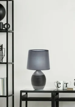 Sklep Kaja Tradycyjna lampka stołowa z abażurem 41-78643 AMBON | Kaja Oświetlenie* Lampki Stołowe Z Abażurem