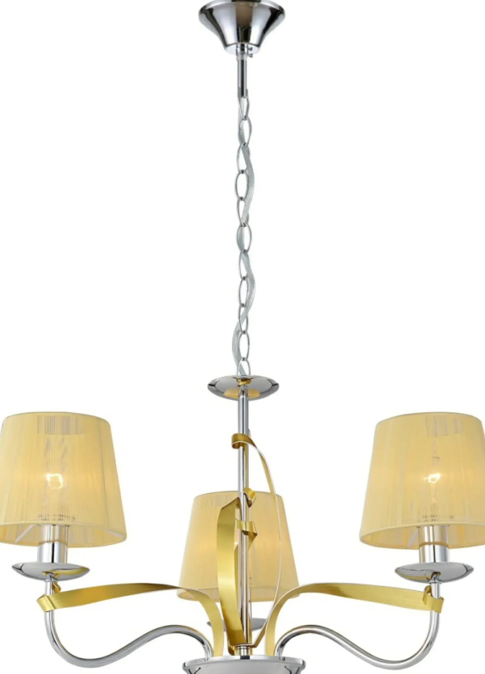 Sklep Kaja Trójramienna, chromowana lampa wisząca 33-55057 DIVA | Kaja* Randole Tradycyjne