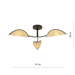 Sklep Kaja Trójramienna lampa do sypialni w stylu boho 1172/3 GOMEZ | Kaja Sale