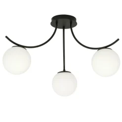 Sklep Kaja Trójramienna lampa sufitowa z białymi kulami 1109/3 BOSTON | Kaja Cheap