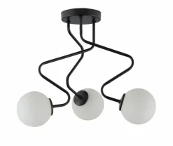 Sklep Kaja Trójramienna, nietypowa lampa sufitowa SIG 33293 z serii ZIGZAG | Kaja Outlet