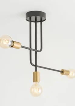 Sklep Kaja Trójramienna, prosta lampa sufitowa do sypialni SIG 32380 z serii GINO Discount