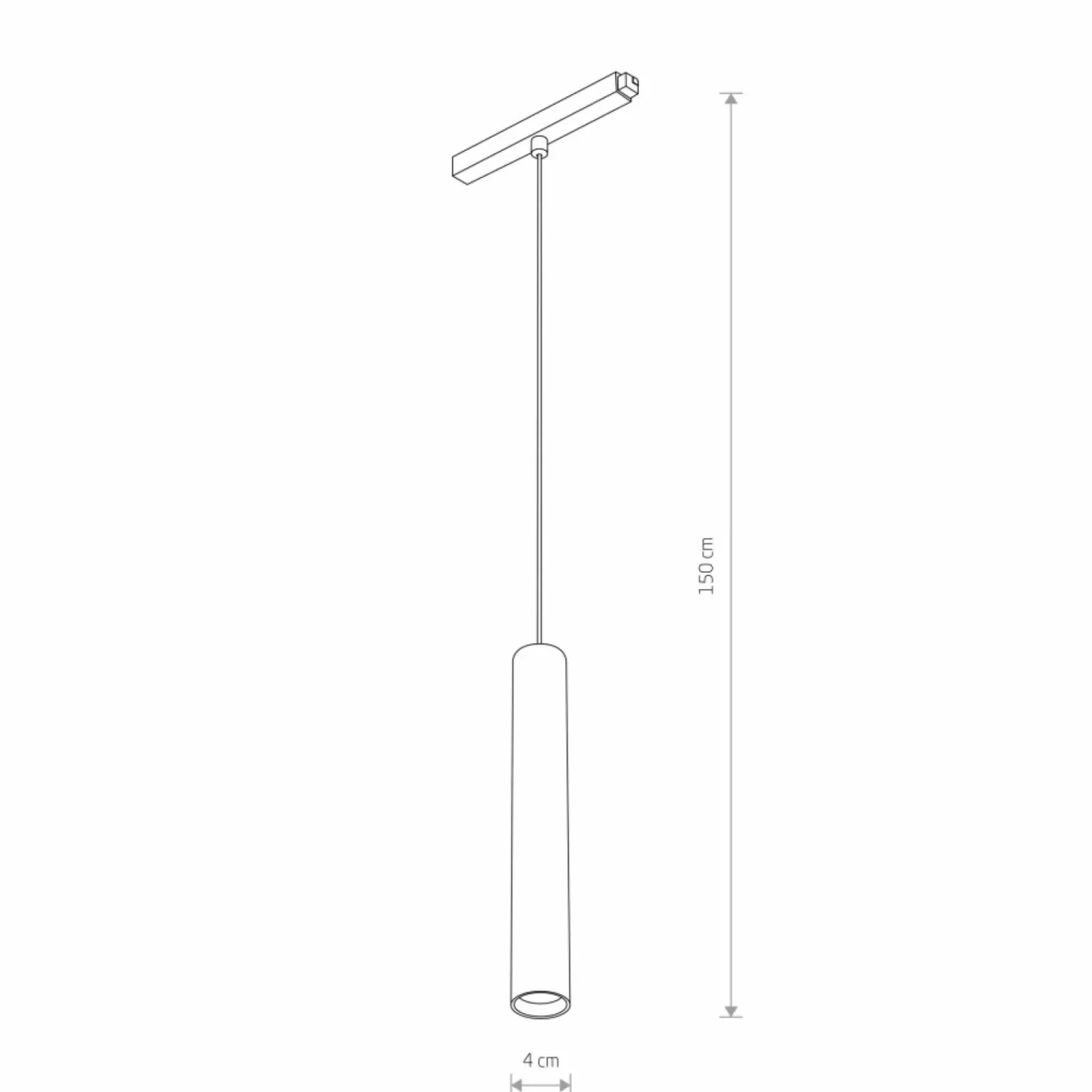 Sklep Kaja Tuba wisząca do szyny magnetycznej 1F 10652 LVM ROLLER LED | Kaja* Szynoprzewody Podtynkowe|Szynoprzewody Natynkowe