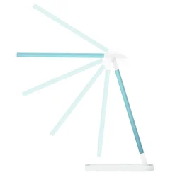 Sklep Kaja Turkusowa lampka biurkowa, wbudowany LED K-MT-206 ZIELONY z serii NIKO*Dzieci Lampki Biurkowe|Lampy Led