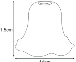 Sklep Kaja Żółty klosz, efekt ombre K-HP-PS-807 KLOSZ* Klosze Z Gwintem E14