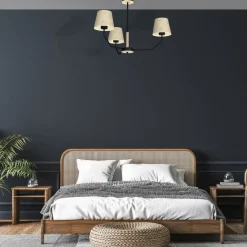 Sklep Kaja Unikalna lampa sufitowa z trzema abażurami MLP7276 z serii ETNA | Kaja Oświetlen czarny Outlet