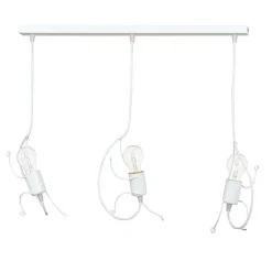 Sklep Kaja Unikalna lampa wisząca na listwie w m kolorze 538/3 | Kaja biały New