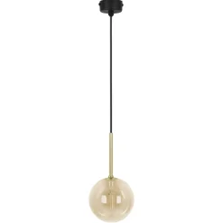 Sklep Kaja Unikalna lampa wisząca z kloszem w kolorze miodu K-5560 z serii GALAXY Outlet