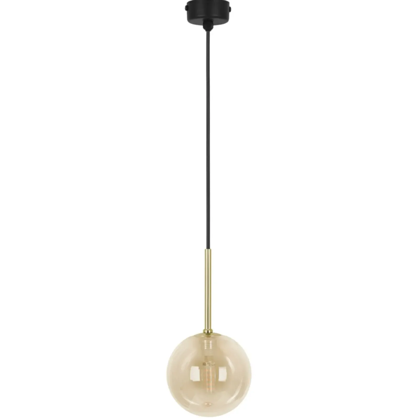 Sklep Kaja Unikalna lampa wisząca z kloszem w kolorze miodu K-5560 z serii GALAXY Outlet