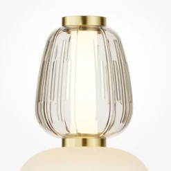 Sklep Kaja Unikalna lampka stołowa, ledowa MOD267TL-L28G3K z serii PATTERN* Lampy Led|Nowoczesne Lampki Stołowe