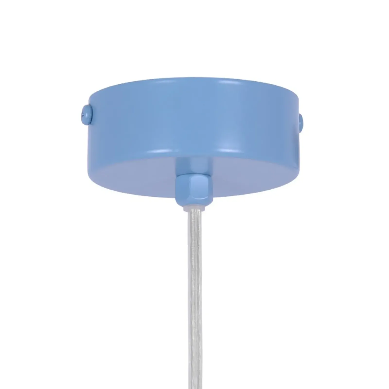 Sklep Kaja Unikalna, niebieska lampa wisząca z kloszem K-5445 z serii ROBIN New