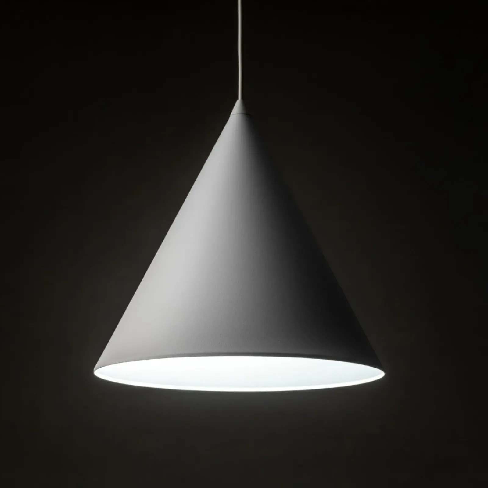 Sklep Kaja Uniwersalna, biała lampa wisząca ⌀32cm TK 10009 CONO | Kaja Discount