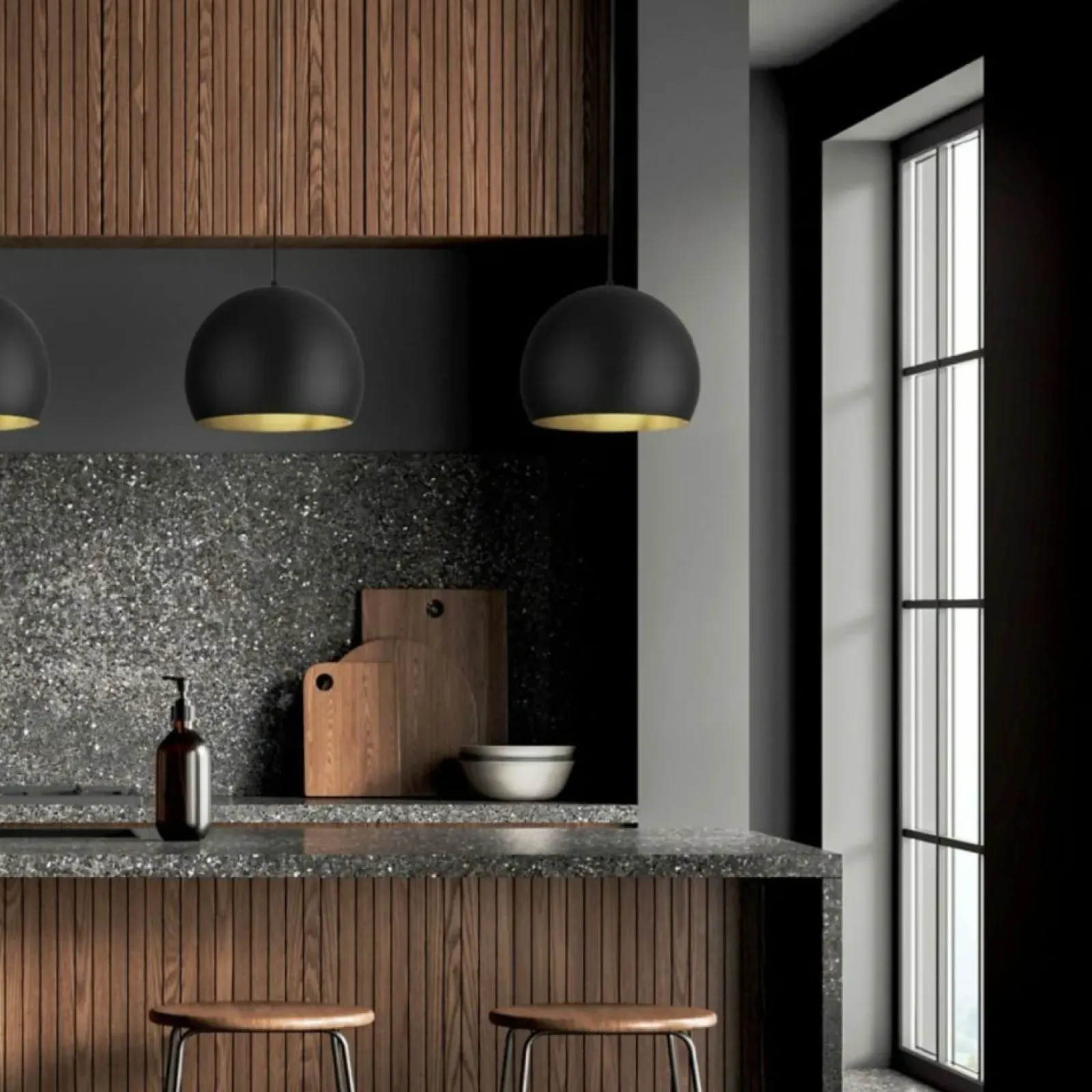 Sklep Kaja Uniwersalna, czarna lampa wisząca TK 10168 ZOE BLACK | Kaja Flash Sale
