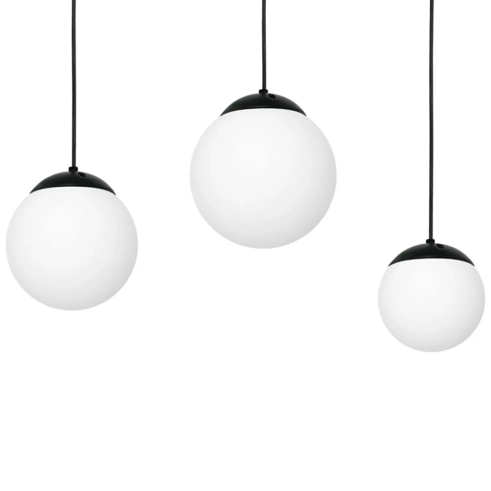 Sklep Kaja Uniwersalna lampa wisząca z kulistymi kloszami MLP6524 LIMA | Kaja New