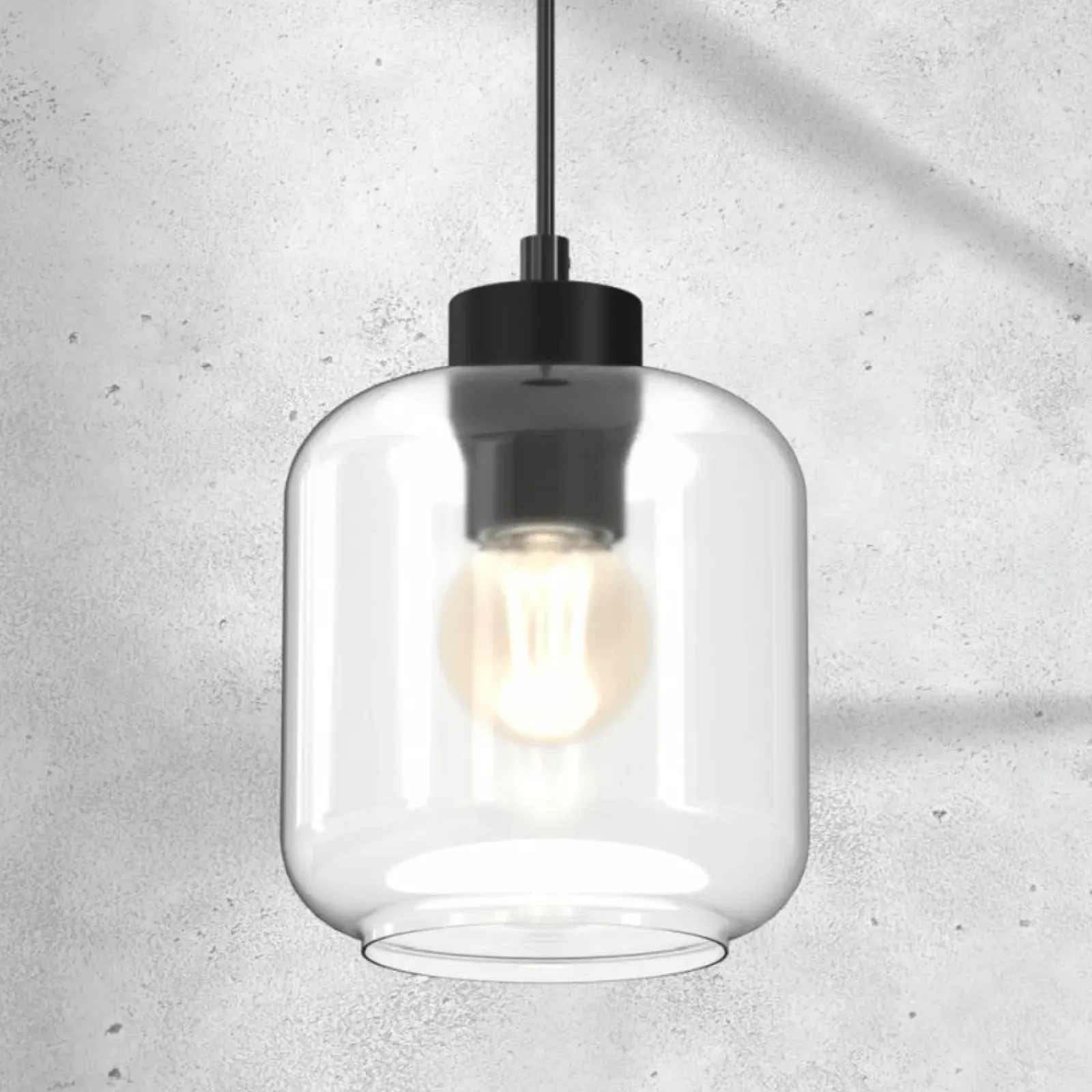 Sklep Kaja Uniwersalna lampa wisząca, klosz typu słoik MLP8367 SOMBRA | Kaja Flash Sale
