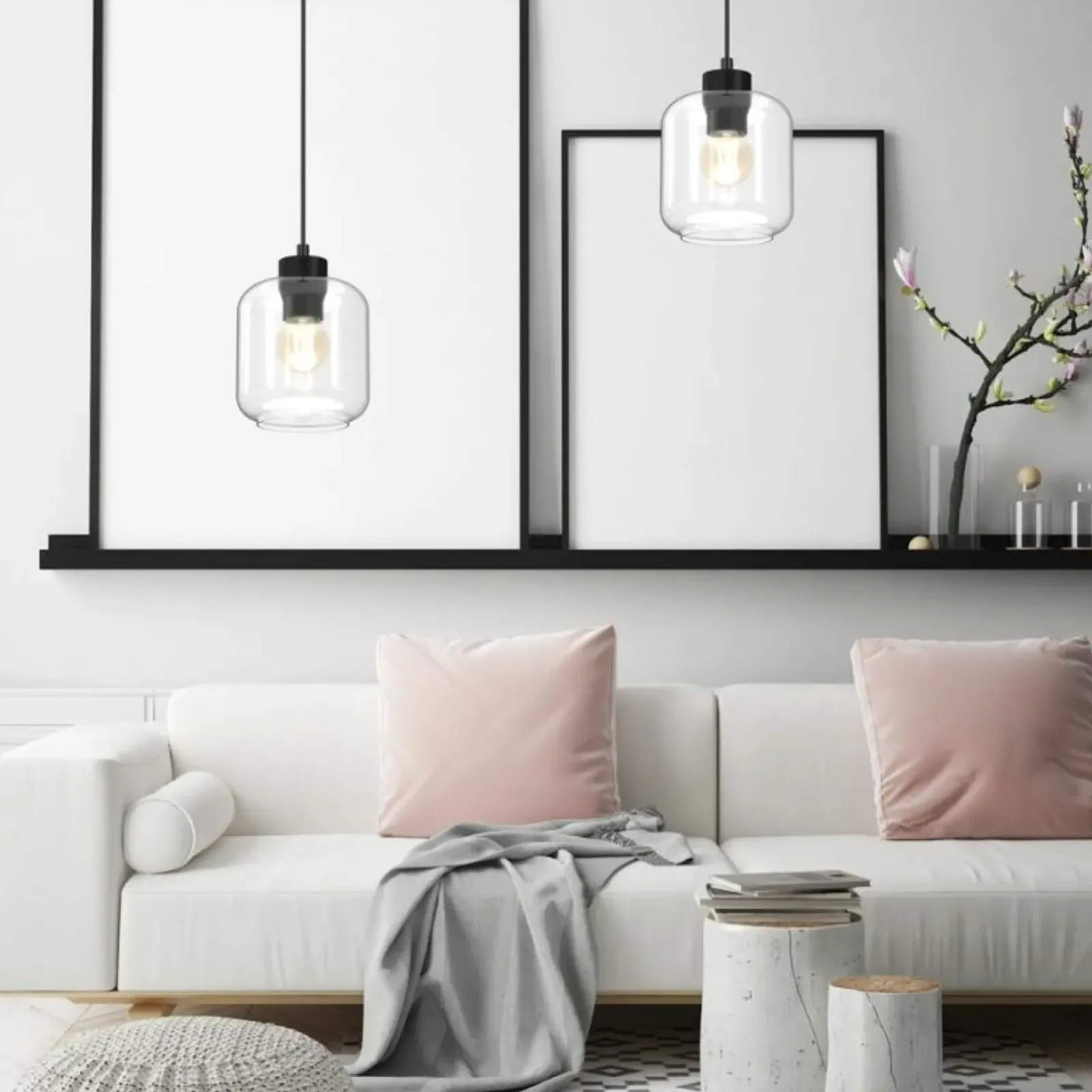 Sklep Kaja Uniwersalna lampa wisząca, klosz typu słoik MLP8367 SOMBRA | Kaja Flash Sale