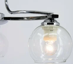 Sklep Kaja Uniwersalna, srebrna lampa sufitowa 8912/3 9BC CLEO | Kaja Oświetlenie Cheap
