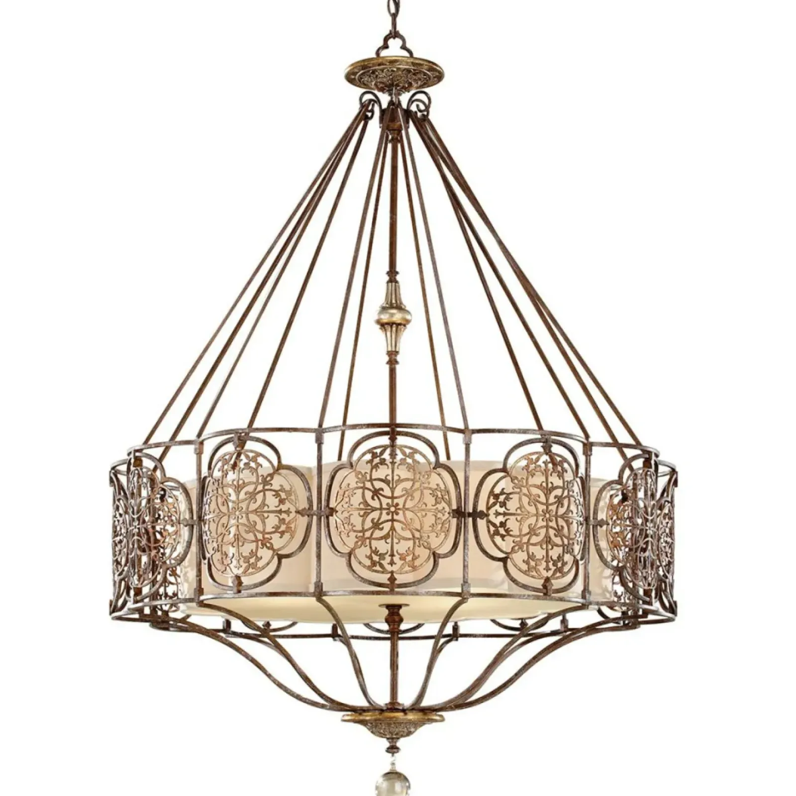 Sklep Kaja Vintage lampa wisząca, FE-MARCELLA4 z serii MARCELLA brąz Best
