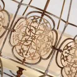 Sklep Kaja Vintage lampa wisząca, FE-MARCELLA4 z serii MARCELLA brąz Best