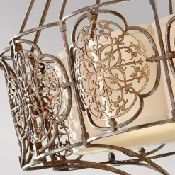 Sklep Kaja Vintage lampa wisząca, FE-MARCELLA4 z serii MARCELLA brąz Best