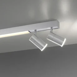 Sklep Kaja Świecąca listwa LED z reflektorami na pilot 6121-95 z serii PURE-LINES szary Hot