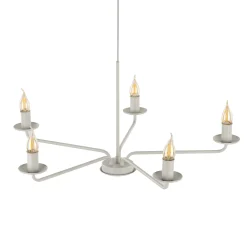 Sklep Kaja Świecznikowa lampa wisząca do salonu TK 10253 LIMAL BEIGE | Kaja* Randole Tradycyjne