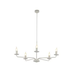 Sklep Kaja Świecznikowa lampa wisząca do salonu TK 10253 LIMAL BEIGE | Kaja* Randole Tradycyjne