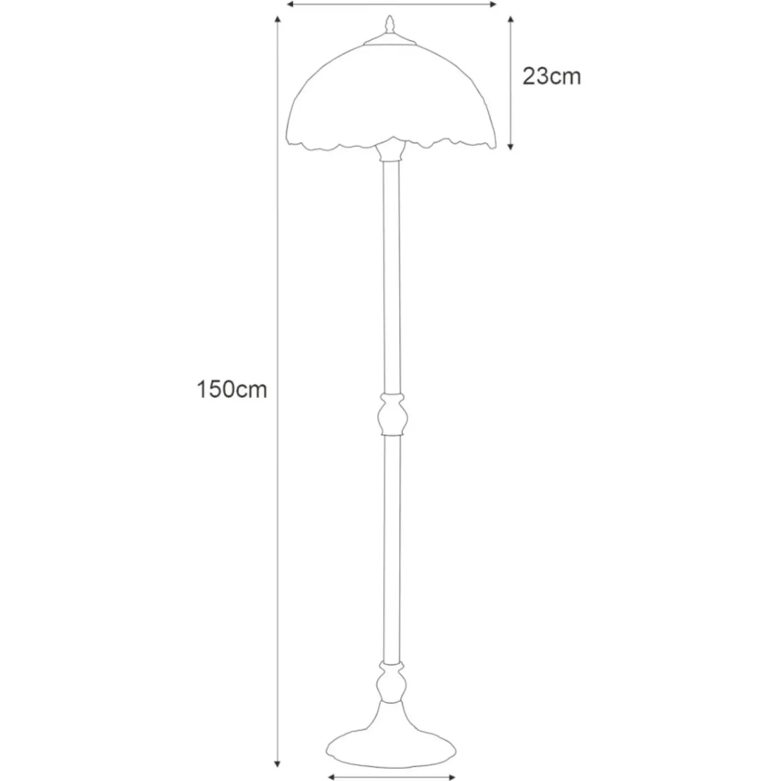 Sklep Kaja Wielobarwna lampa podłogowa, witraż K-F161386 z serii BUTTERFLY* Tradycyjne Lampy Podłogowe|Lampy Podłogowe